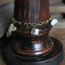 Fossil Tiger Shark Tooth and Shell charm bracelet 002 - RadCakes Shirt Printing