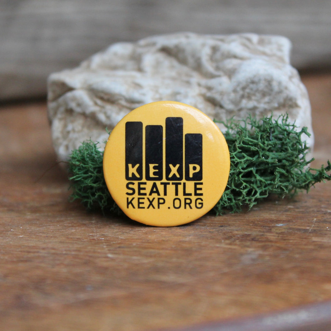 KEXP Seattle radio station pinback button