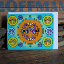 Kissing seahorses love notecard by RadCakes custom designs Manasquan postcard