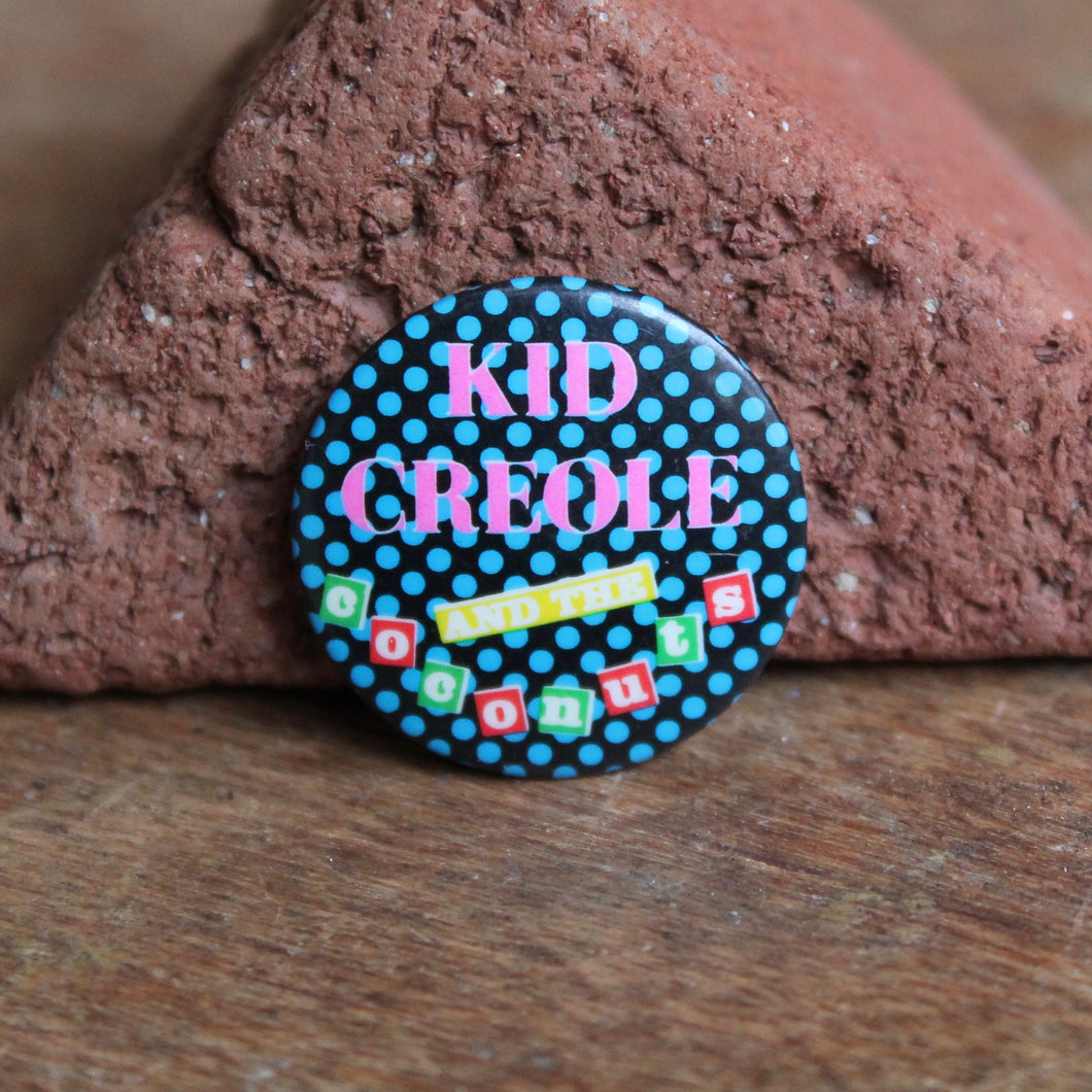 Kid Creole and the Coconuts pinback button