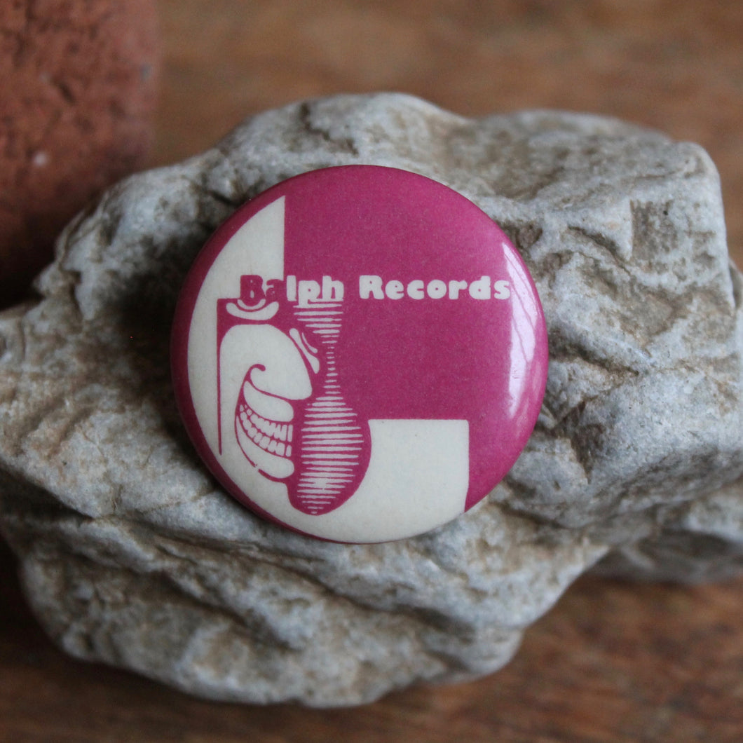 Retro Ralph Records pinback button