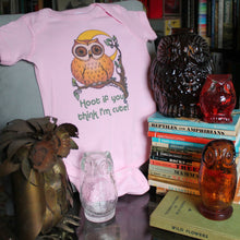 Hoot If You Think I'm Cute Onesie - RadCakes Shirt Printing
