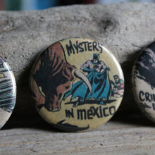 Around the World with Batman pinback button collection - RadCakes Shirt Printing