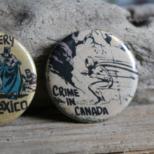 Around the World with Batman pinback button collection - RadCakes Shirt Printing