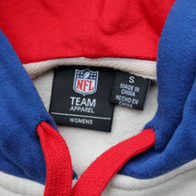 Retro style New York Giants women's zip-up hooded sweatshirt