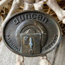 Vintage Duncan Parking Meters belt buckle