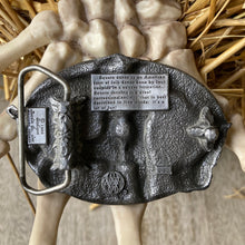 1985 Square Dancing enamel belt buckle