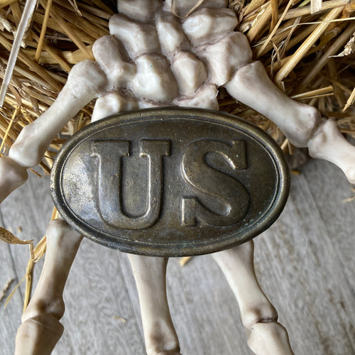 Vintage Civil War Union belt buckle (reproduction)