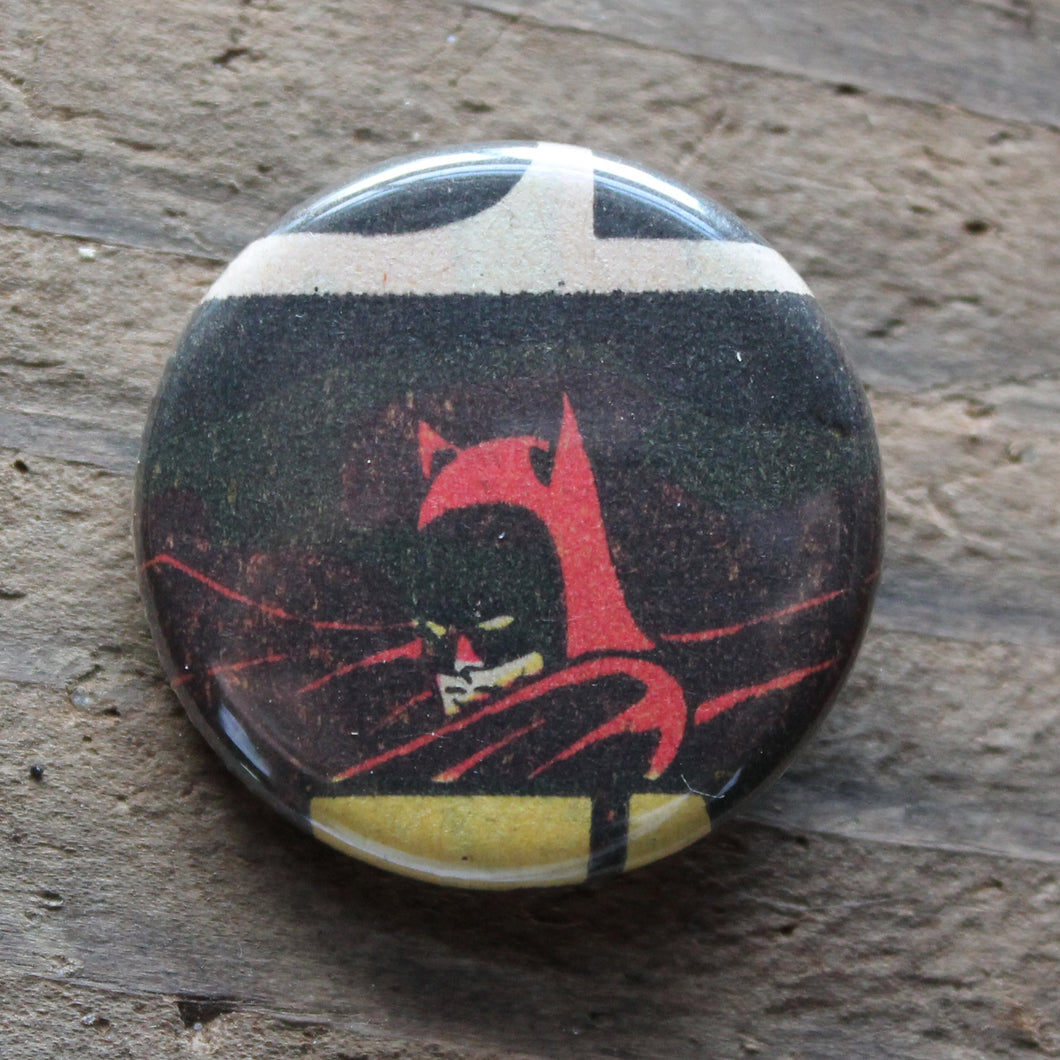 vintage batman artwork pinback button dc comic by RadCakes