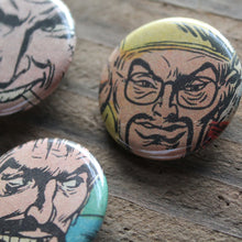 Villains pinback button set