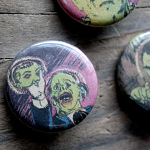 3 Vintage Movie Monsters pinback buttons - RadCakes Shirt Printing