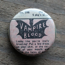 Vampire Blood pinback button