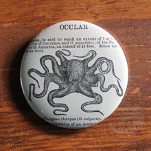 Ocular Octopus 2.25" pinback button - RadCakes Shirt Printing