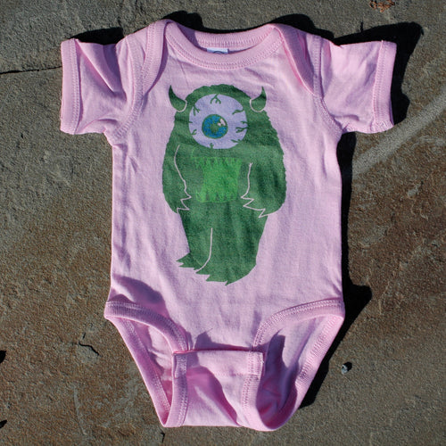 Fuzzy Cyclops Monster Onesie
