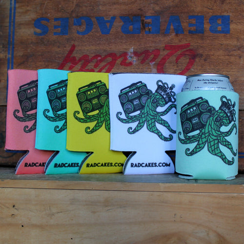 Octopus koozie - RadCakes Shirt Printing