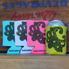Octopus tentacle beer drinking tailgate koozies for sale by RadCakes