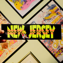 New Jersey X South of the Border bumper sticker