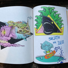 Skate art by Ryan Wade in It Came From the Manasquan Inlet book