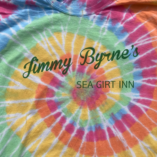 Jimmy Byrnes Sea Girt Inn rainbow tie dye shirt