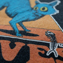 9 LIVES canvas patch