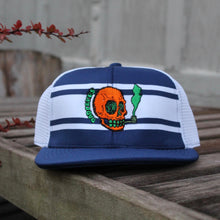 NJ Skull mesh baseball hat (ROYAL BLUE) - RadCakes Shirt Printing