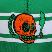 NJ Skull mesh baseball hat (KELLY GREEN) - RadCakes Shirt Printing