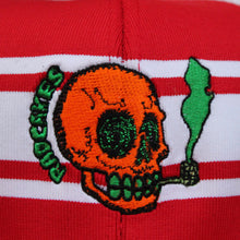 NJ Skull mesh baseball hat (RED) - RadCakes Shirt Printing