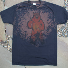 Black bleached Bear shirt Animal Attack design by Radcakes