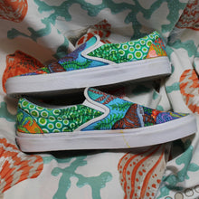 Coral Reef custom Vans Slip On Sneakers