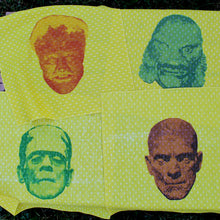 universal monster napkin set vintage napkins new old stock mummy creature from black lagoon frankenstein wolfman