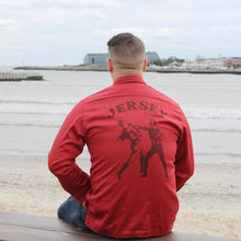 Dog Beach Manasquan Inlet NJ shirt design for sale Pork Roll New Jersey