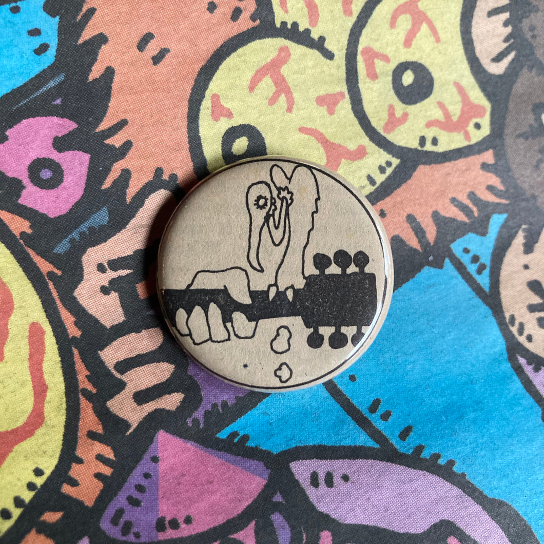 Woodstock Vulture pinback button