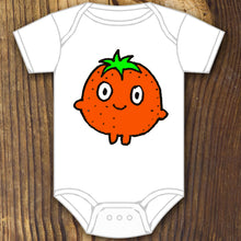 NJ Garden State tomato onesie baby design by RadCakes