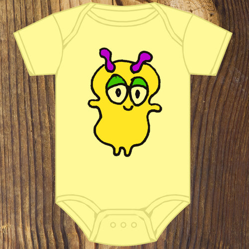 Little Yellow Fellow Onesie - RadCakes Shirt Printing