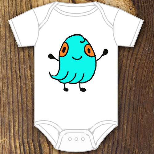 Blue Puff Goober Onesie - RadCakes Shirt Printing