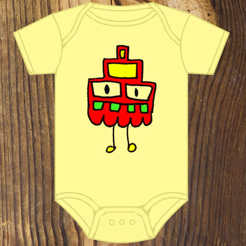 Chicken Legs Goober Onesie - RadCakes Shirt Printing