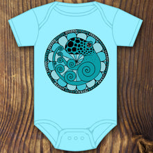 Blue Octopus Onesie - RadCakes Shirt Printing