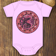 cute seahorse baby onesie design by RadCakes printing Rabbit Skins