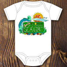 Smile You're in Sea Girt sign baby onesie design by RadCakes printing Rabbit Skins NJ