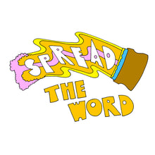 "Spread the Word" RadCakes shirt - RadCakes Shirt Printing