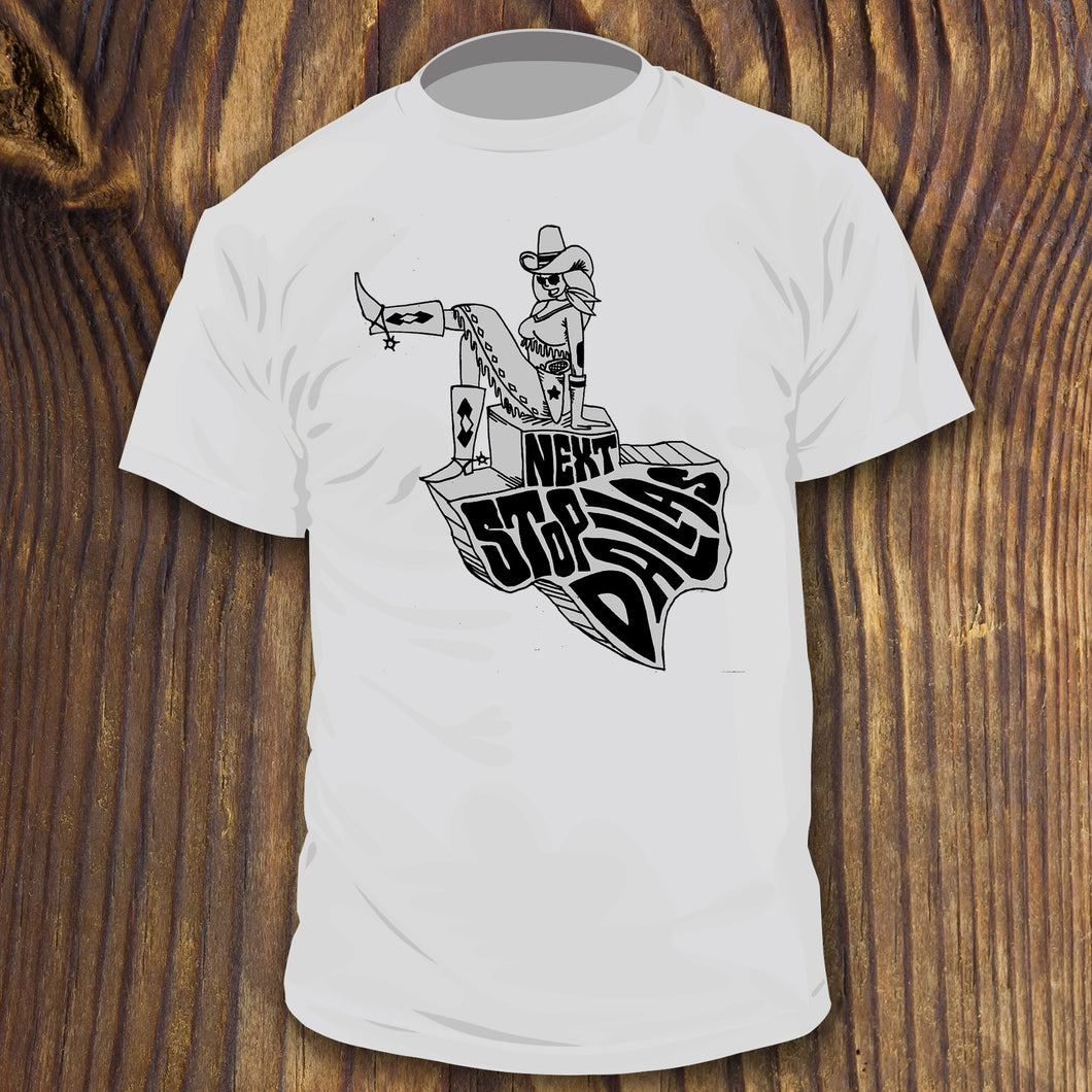 Next Stop Dallas shirt - RadCakes Shirt Printing