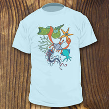 Sea Life Collage shirt - RadCakes Shirt Printing