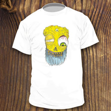 Yellow Bearded Monster with large eyeball shirt design by RadCakes NJ