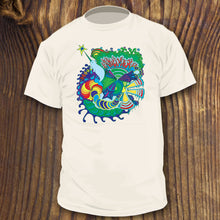 trippy narwhal shirt design by RadCakes custom psychedelic art