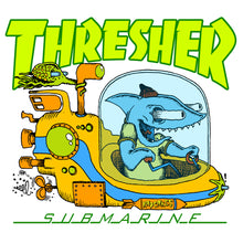 Thrasher Magazine shirt shark Thresher Submarine spoof skateboarding