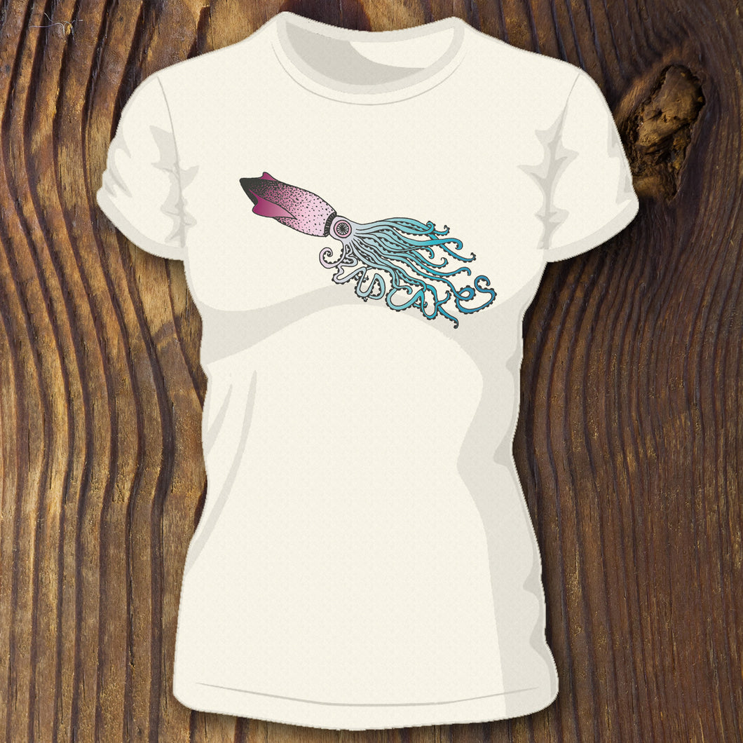 RadCakes Squid women's tee - RadCakes Shirt Printing