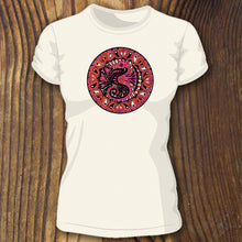 Red Seahorse Pattern shirt design by RadCakes printing in Belmar NJ