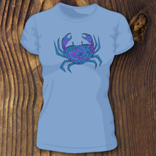 Patterned Crab women's tee - RadCakes Shirt Printing