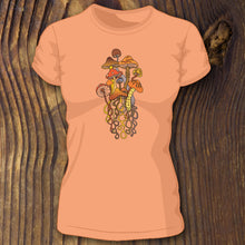 Autumn Mushroom women's tee - RadCakes Shirt Printing