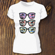 80's Sunglasses women's tee - RadCakes Shirt Printing